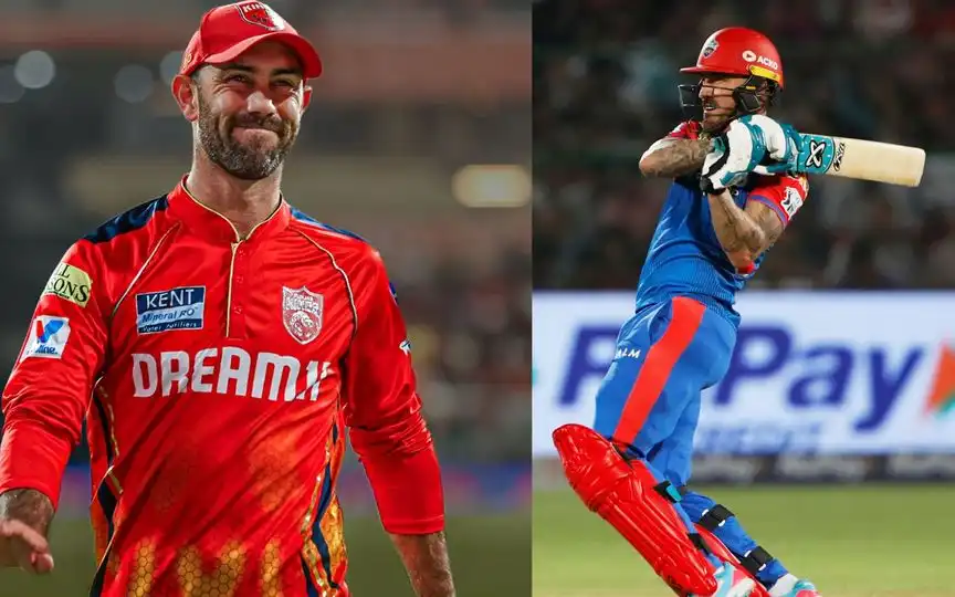Glenn Maxwell and Faf du Plessis [Source: @@PunjabKingsIPL/X.com and AP Photos]